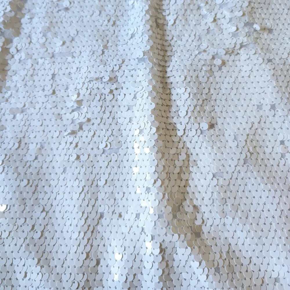 Art Class for Target, Girls White Sequined Sweatshirt, Sz XL (14/16)